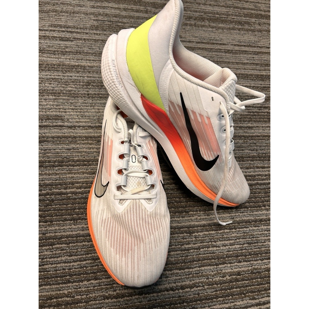 Size 13 - Nike Air Winflo 9 White Bright Orange Yellow‎ Clean